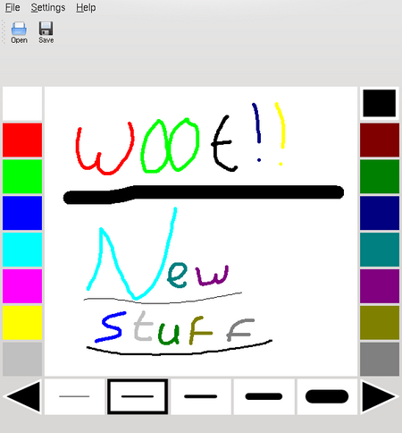 KidDraw (Current KDE version) - Palette 1