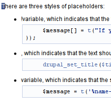 Broken Documentation